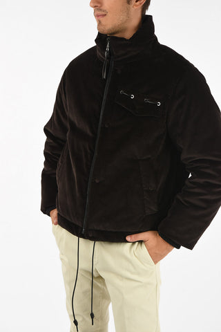 Corduroy Turtleneck Jacket