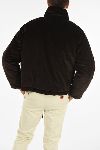 Corduroy Turtleneck Jacket
