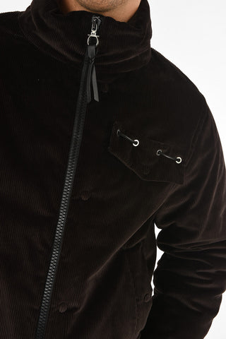 Corduroy Turtleneck Jacket