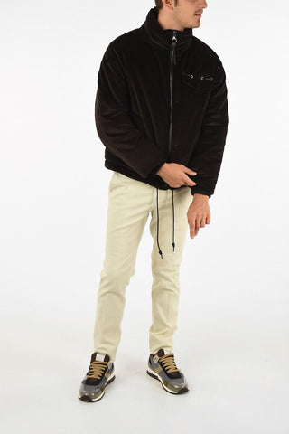 Corduroy Turtleneck Jacket