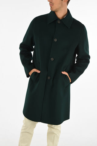 Wool Single Breasted Coat