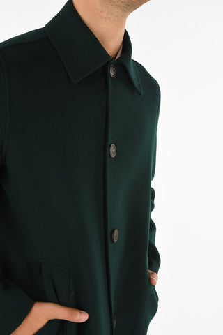 Wool Single Breasted Coat
