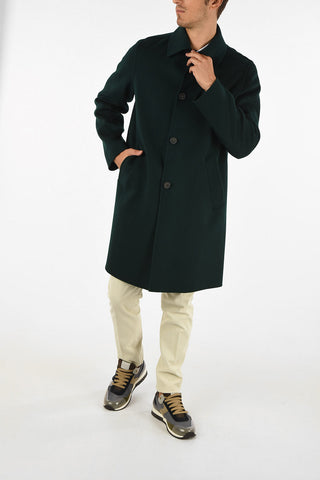 Wool Single Breasted Coat