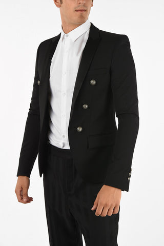 Wool Double Breasted Blazer