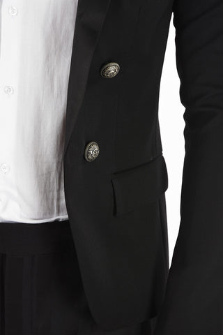 Wool Double Breasted Blazer