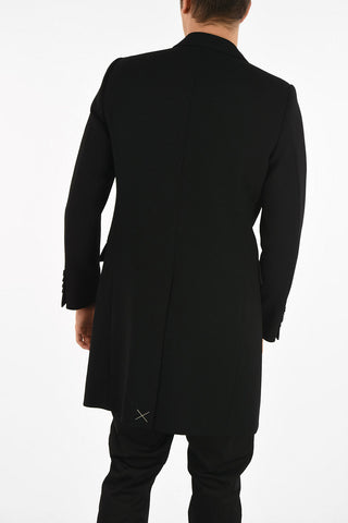 Virgin Wool Double Breasted Coat