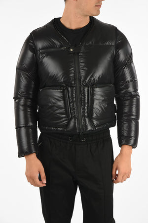 Down Jacket with Detachable Sleeves