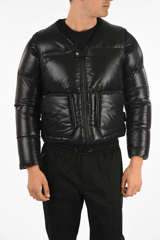 Down Jacket with Detachable Sleeves