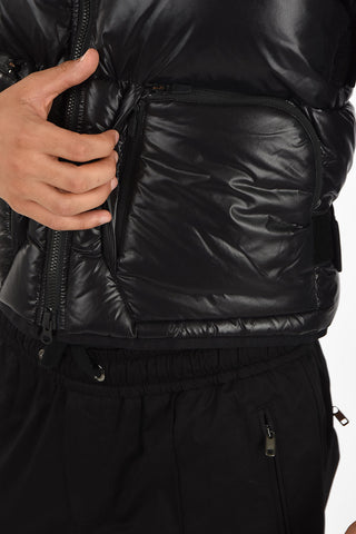 Down Jacket with Detachable Sleeves