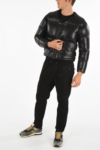 Down Jacket with Detachable Sleeves