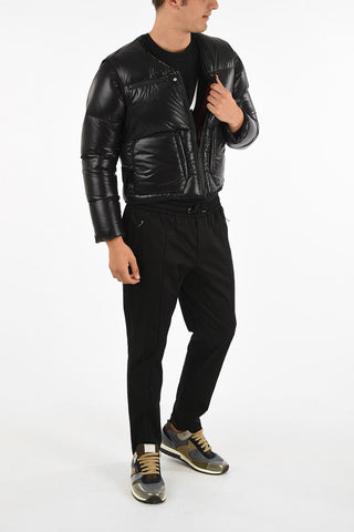 Down Jacket with Detachable Sleeves