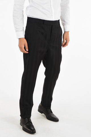 Virgin Wool Pin Striped Pant