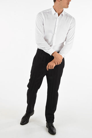 Virgin Wool Pin Striped Pant