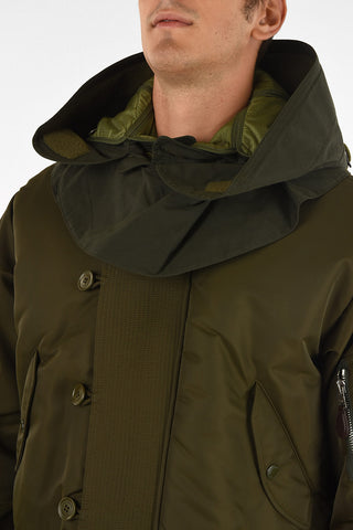 Parka in Nylon con Gilet