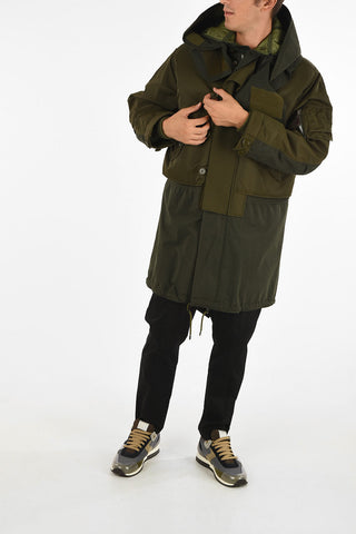 Parka in Nylon con Gilet