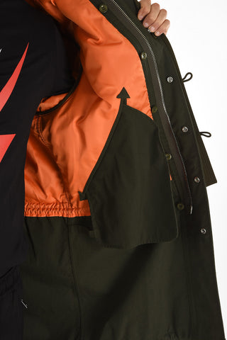 Parka in Nylon con Gilet