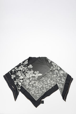 Silk Printed Foulard 90x90cm
