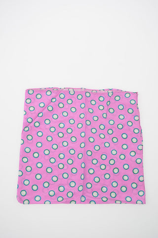 Foulard a Pois in Seta 60x60cm