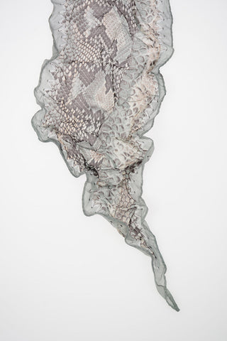 Silk Printed Foulard 160x20cm