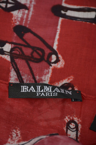 Cotton Printed Foulard 100x120cm