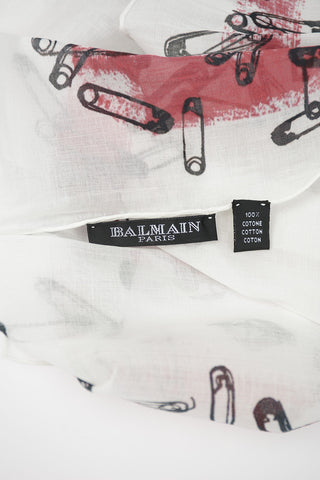 Cotton Printed Foulard 100x120cm