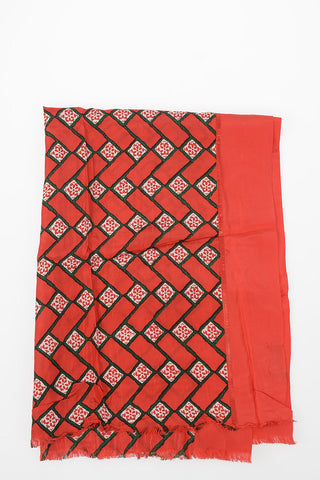 Silk Printed Foulard 180x70cm