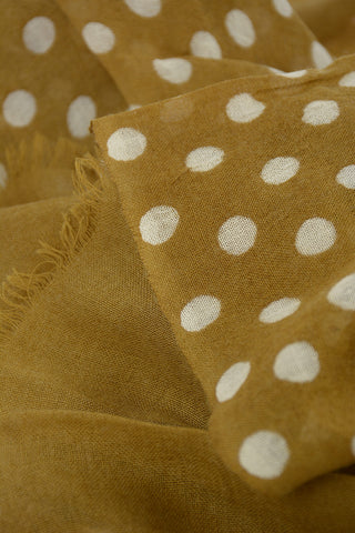 Foulard a Pois in Cashmere e Lana 180x70cm