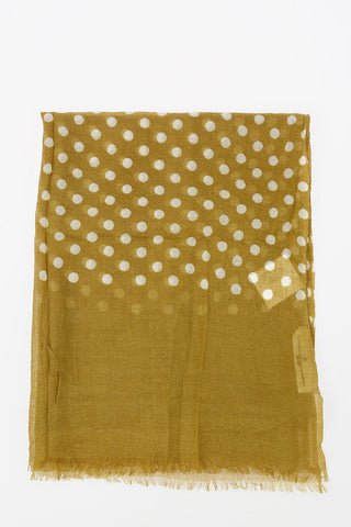 Foulard a Pois in Cashmere e Lana 180x70cm