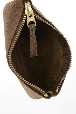 Leather Vintage Effect Pochette