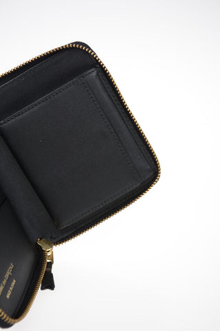 Leather Checked Wallet
