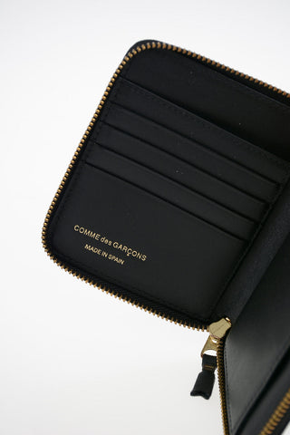 Leather Checked Wallet
