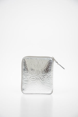 Leather Numbers Printed Wallet 