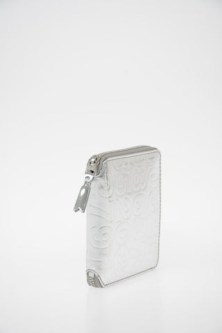 Leather Numbers Printed Wallet 