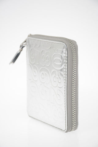 Leather Numbers Printed Wallet 