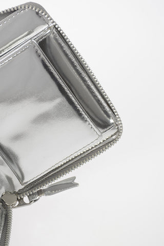 Leather Numbers Printed Wallet 