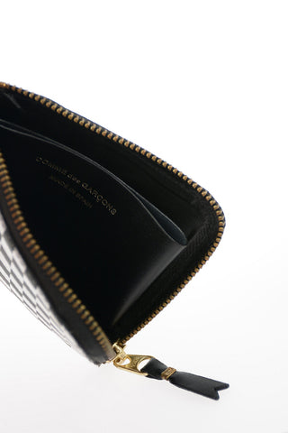 Leather Checked Card Holder