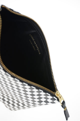 Leather Checked Pochette