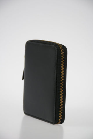 Leather Wallet with Golden Zip