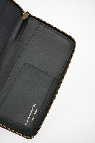Leather Checked Card Holder