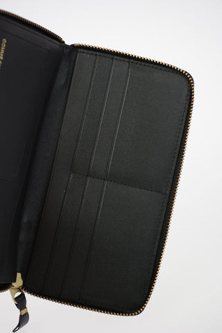 Leather Checked Card Holder