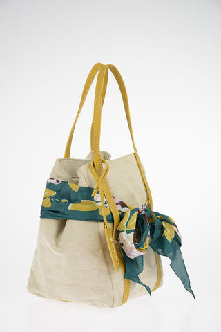 Borsa in Tessuto con Foulard