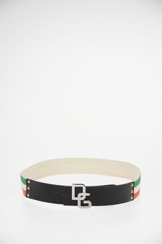 Italian Flag Fabric Belt