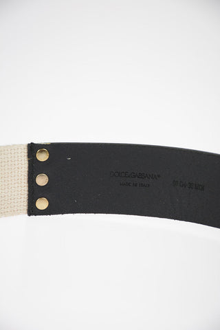 Italian Flag Fabric Belt