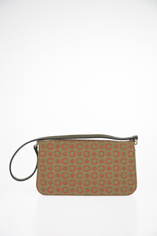 Leather and Fabric Pochette