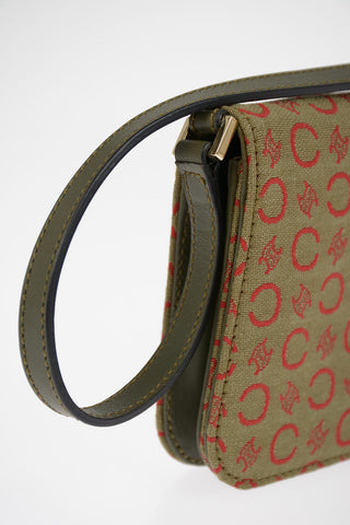 Leather and Fabric Pochette