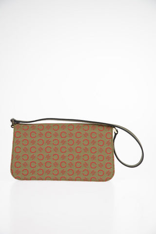 Leather and Fabric Pochette