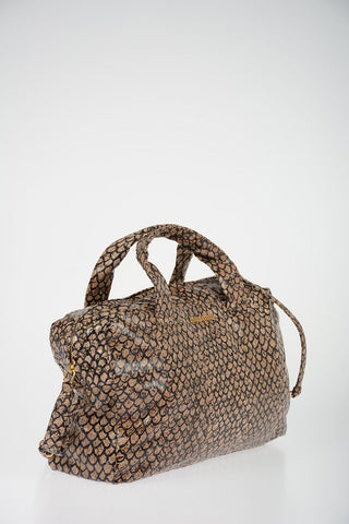 Borsa a Mano in Pelle Stampata