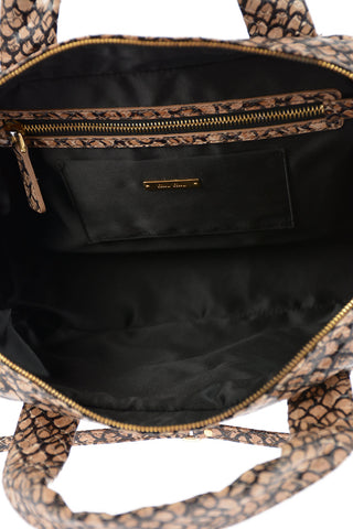 Borsa a Mano in Pelle Stampata