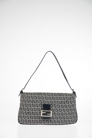 Leather and Fabric Pochette