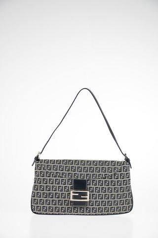Leather and Fabric Pochette